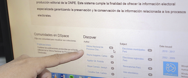 Lectores de 49 países del mundo visitaron portal electrónico de la ONPE